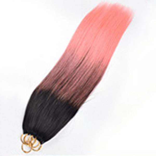 6 3rd-generation feather hair extensions