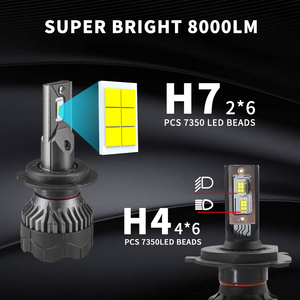 Oem yüksek Watt K8 LED H7 LED far ampulü araba LED ışıkları H7 farlar için - Product Image 6