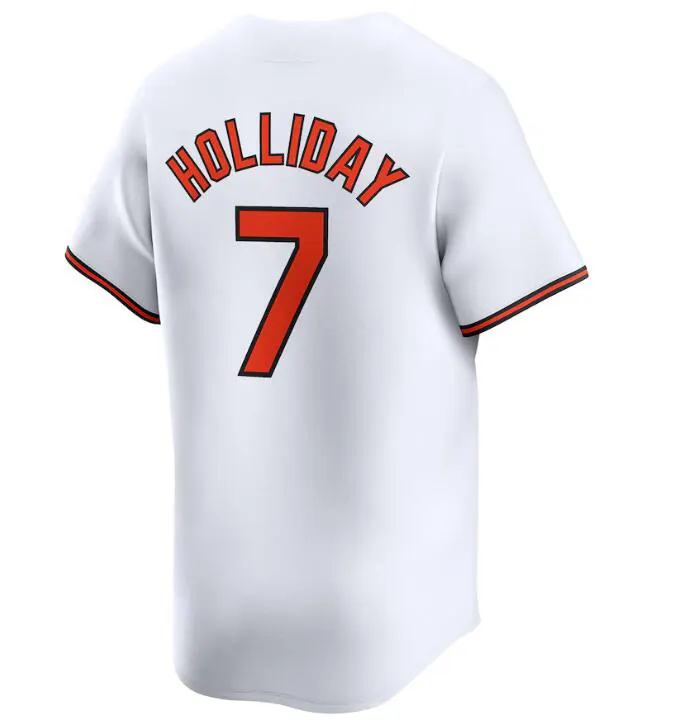 2024 Nova camisa de beisebol costurada Baltimore 7 Jackson Holiday 27