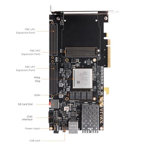 Placa DE DESARROLLO ALINX Xilinx Kintex UltraScale FPGA para almacenar archivos de configuración de chip FPGA y datos de usuario