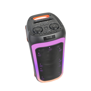 TMS-639 Karaoke <span class=keywords><strong>Speaker</strong></span> com Extra Bass Dynamic Light Ideal para Home Karaoke Party, Performance de Palco, Atividade ao Ar Livre, Canto
