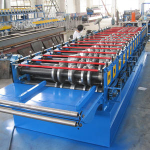 Tragbare Metall-Snap-Lock-Stehfalz-Dachbahn-Rollen form maschine - Product Image 4