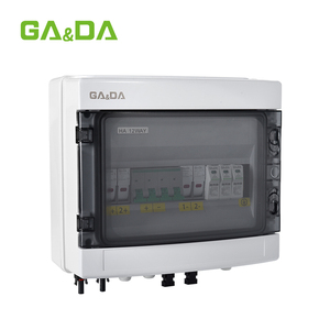 ABS guscio di plastica scatola combinatore solare 2 ingresso 1 uscita 1000V scatola stringa apparecchiature elettriche per sistemi solari di controllo industriale