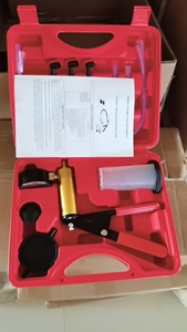 Multifuncional Hand Held Vacuum e Pressure Pump Tester Set Brake Bleeder Kit Completo para teste de carro - Product Image 6