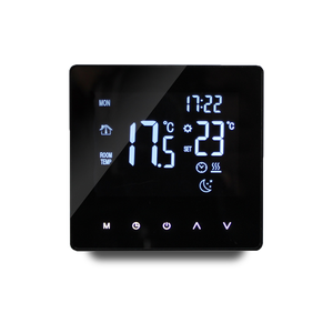 <strong>Temperature</strong> <strong>Control</strong> Touch Screen Digital Room Thermostat Ip20 Ntc <strong>Sensor</strong> 86*86*14mm Size Wifi Smart Thermostat - Product Image 1