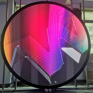 Indoor P2P1.875 Circular <strong>LED</strong> Signage Display <strong>1.2m</strong> Diameter Digital round <strong>LED</strong> Display - Product Image 3