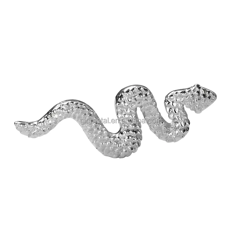 Joias finas 14K ouro branco maciço cobra top roscado piercing extremidades lábios tragus hélice joias corporais atacado