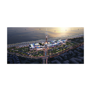 Centro commerciale di <span class=keywords><strong>Rendering</strong></span> 3D centro commerciale a uso misto che rende il Design 3D del centro commerciale urbano - Product Image 5