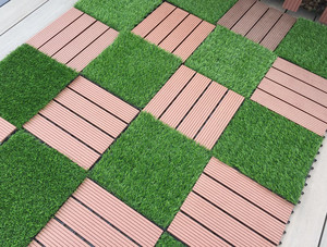 Daijia DIY dış zemin fayans kompozit güverte durdurulan ahşap güverte karoları - Product Image 6