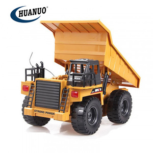1/18 ölçekli 6CH 4WD Rc DAMPERLİ KAMYON oyuncaklar Diecast Metal Rc damperli iş makinesi modeli - Product Image 2