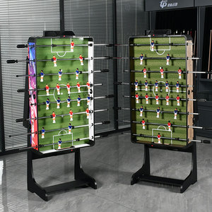 Wooden Color Foldable 2-in-1 <strong>Multi</strong> <strong>Function</strong> Combo <strong>Game</strong> <strong>Table</strong>, Folding <strong>Multi</strong>-<strong>Game</strong> <strong>Table</strong> <strong>with</strong> Foosball, Billiards TM-4880 - Product Image 4