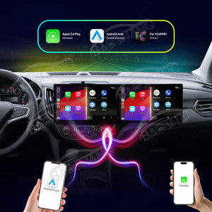 車のラジオシボレーTrailblazer 2017-2022 Android14 GPSマルチメディアプレーヤーオートワイヤレスカープレイヘッドユニットデュアルスクリーン - Product Image 3