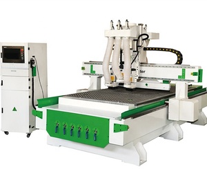 Multihusillos con función ATC, enrutador Cnc de 4 ejes, 1325, maquinaria de carpintería - Product Image 5