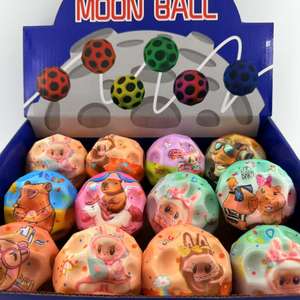Khả năng phục hồi cao Hình dạng mặt trăng xốp bouncy bóng chống trọng lực siêu bouncy đa lỗ Astro nhảy bóng gói mặt trăng không gian bouncy bóng - Product Image 1