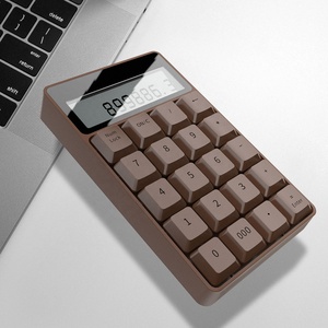 Mini teclado numérico digital inalámbrico OEM de venta directa de fábrica con teclas coloridas