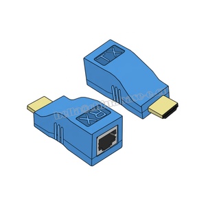 <strong>HDMI</strong> to RJ45 Extender <strong>HDMI</strong> to RJ45 Ethernet Network Converter Over by Cat5e/6 Cable Splitter 1080p up to 30m for HDTV - Product Image 1