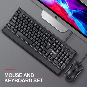 TF300 Optical USB Wired <strong>Keyboard</strong> and <strong>Mouse</strong> Combo for Gaming and <strong>Computer</strong> Desktop Business Office Work - Product Image 6