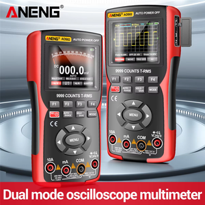 ANENG AOS03 Multímetro de osciloscopio digital profesional True RMS 48 MS/s Tasa de muestreo 10MHZ Ancho de banda analógico 220V Almacenamiento de datos - Product Image 5