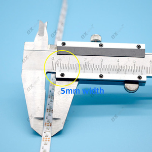 5mm genişlik 5V WS2812B LED şerit 2020 süper dar programlanabilir RGBIC dijital piksel su akış araba WS2812 WS2812B LED şerit işık - Product Image 2