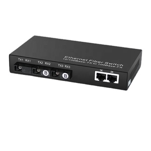 10/100mbps 3 fibra 2 RJ45 Ethernet Media Converter SC porte monomodalità fibra ricetrasmettitore Telecom apparecchiature Netlink - Product Image 4