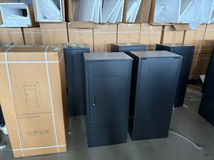 JH-Mech大型赤い文字ボックス郵便レターボックストップドロップ高い小包ボックス住宅用小包ロックドロップボックス - Product Image 5