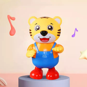 Cartoon Plastic Musical Light Animal Battery Operated <strong>Toys</strong> Dancing Tiger for Kids - Product Image 5
