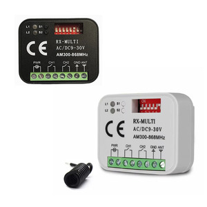 Evrensel garaj uzaktan kumanda alıcısı çok RX 300-900MHz 9-30V röle modülü haddeleme ve sabit kod komutu verici kutusu - Product Image 1