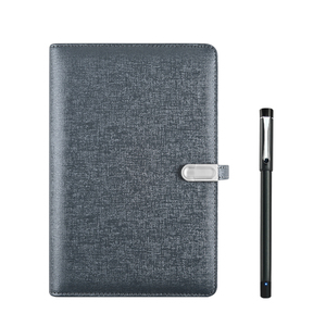 Digital Writing Pad Smart <strong>Notebook</strong> <strong>With</strong> Fingerprint Lock Power Bank <strong>Note</strong> Book Business Gift Stationary Agendas - Product Image 1