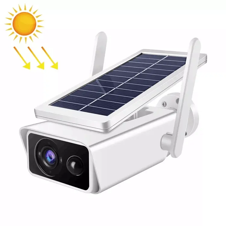 4MP Câmera Solar Visão Noturna Alta Qualidade Preço De Fábrica Impermeável Ao Ar Livre Interior Icsee Bala De Baixa Potência Câmera CCTV Sem Fio