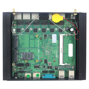 Xcy Mini PC pfsense 6 Lan 3865u 2955U i5 4200U I7 4500U tường lửa VPN không quạt máy chủ mềm <span class=keywords><strong>Router</strong></span> Com 4 * USB - Product Image 2