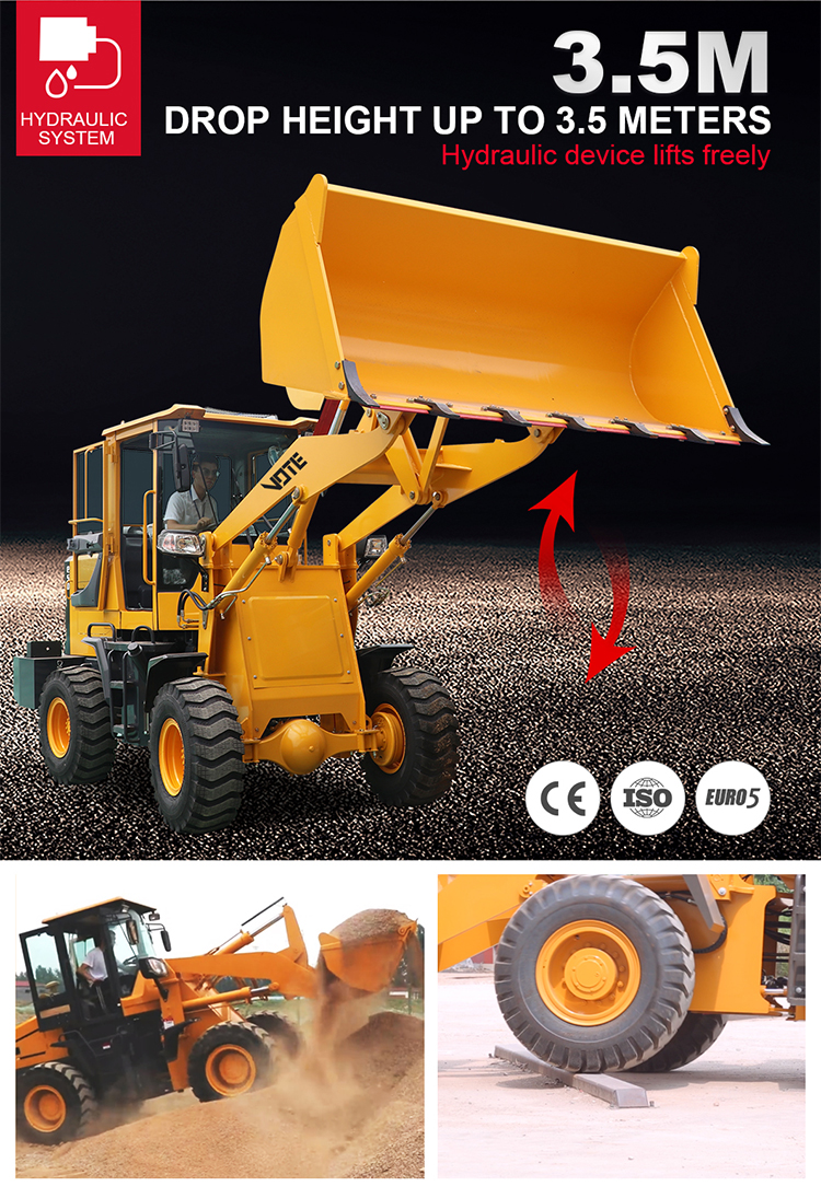 cheapest china small wheel loader 3 ton 4 ton with euro quick coupler cheapest articulated mini wheel loader for sale