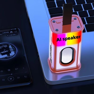 2025 Neues Produkt AI Transparenter Lautsprecher mit einstellbarem LED-Bildschirm Stereo-Sound & FM-Radio Smart Home Improvement Device