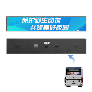 Bus programable con aplicación a todo color, pantalla de publicidad Led 4G Gps, pantalla trasera ómnibus, entrenador, autobús interurbano, medios de pantalla trasera a Color - Product Image 4