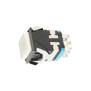 Werkseitig hochwertiger 3a 250V quadratischer mehrfarbiger elektrischer Druckknopf schalter mit Licht - Product Image 2