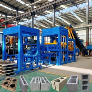 Línea de producción automática Produce ladrillos de diferentes colores Qt4 15 Máquina para hacer bloques Australia - Product Image 2