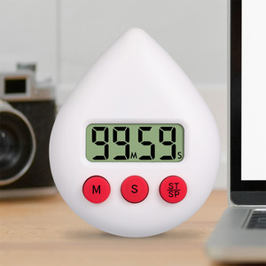 Timer elettronico digitale a goccia con Display da banco per sveglia e conto alla rovescia per cucinare lo studio della doccia - Product Image 2