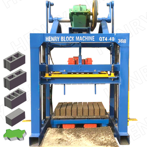 Máquina de bloques de tierra para adoquines rectangulares de hormigón simples fijos pequeños de - Product Image 1