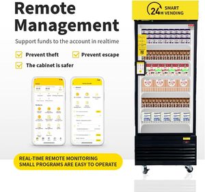 Haha thông minh flexi-temp tự phục vụ POS/NFC Máy bán hàng tự động-8 ° <span class=keywords><strong>F</strong></span> ~-1 ° <span class=keywords><strong>F</strong></span> đông lạnh 32 ° <span class=keywords><strong>F</strong></span> ~ 50 ° <span class=keywords><strong>F</strong></span> ướp lạnh RT môi trường xung quanh Kem SDK chức năng 550f - Product Image 5