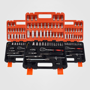 53 adet Set profesyonel el mekanik soket anahtar alet seti 53 1 onarım aracı arabalar için, motosikletler ve bisikletler - Product Image 1