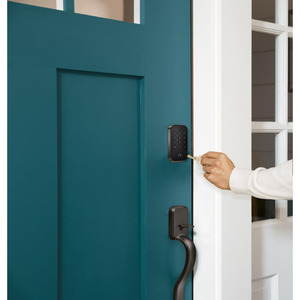 Cerradura de puerta de entrada inteligente con conexión Wi-Fi, teclado táctil y escáner de huellas dactilares para entrada de código y acceso remoto - Product Image 6