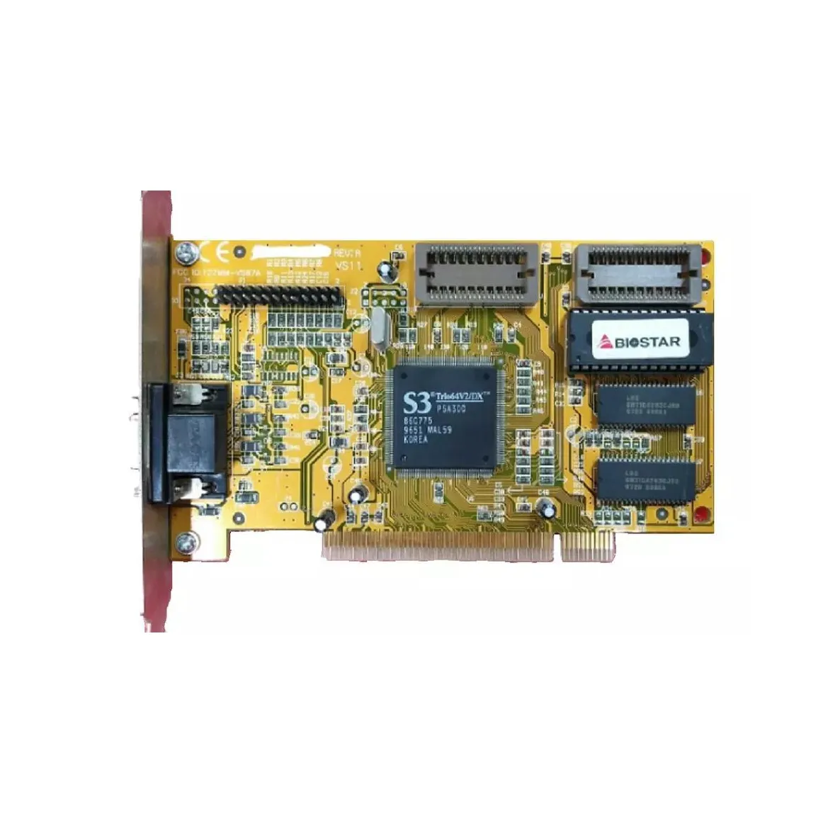 Venda de fábrica novos produtos s3 765/775 1m 2m pci placa de captura de vídeo multi tela placa gráfica