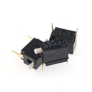 Orijinal ve yeni BPA01 DIP anahtarları SIP anahtarları 2.54mm SPST 0.1A 24VDC 1POS yan aktüatörlü DIP SW anahtarı BPA01B - Product Image 1