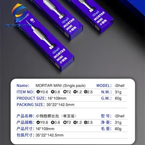 ไขควงแม่เหล็กความแม่นยำสูง1.5 1.2ฟิลลิปส์0.8 5จุด0.6 Y-Type CROSS 2.5หกเหลี่ยม T2สำหรับเครื่องมือซ่อมโทรศัพท์ iPhone - Product Image 4