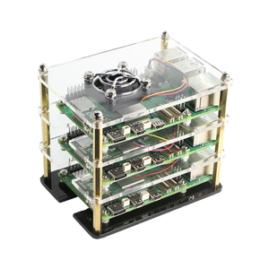 Aismartlink 1-5 strati di lampone Pi di quinta generazione 5B/4B/3B + guscio protettivo in acrilico impilabile per raffreddamento a grappolo - Product Image 2