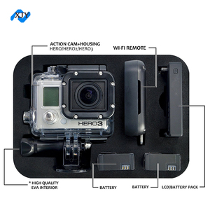 เคสสำหรับ GoPro HERO 4, สีดำ, เงิน, ฮีโร่ + LCD, 3 +, 2-การป้องกันที่สมบูรณ์สำหรับกล้อง GoPro 6.5x4.5x2.75นิ้ว - Product Image 4