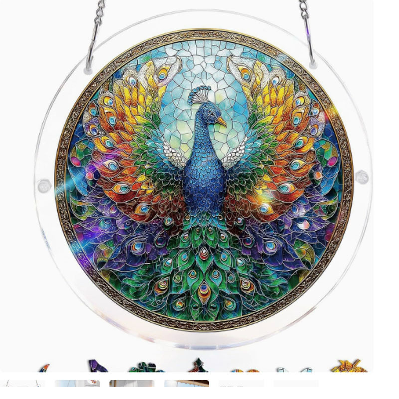 Rompecabezas de pájaros de colores - G