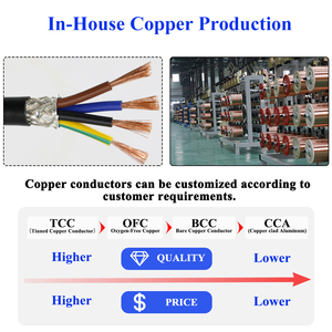 3/4/5/6/8/10 çekirdek 12 çekirdekli korumalı sinyal kontrol kablosu 14awg 18awg RVVP 4x1mm PVC 3C çok çekirdekli 14 teller 20 22 24 26 28awg - Product Image 3