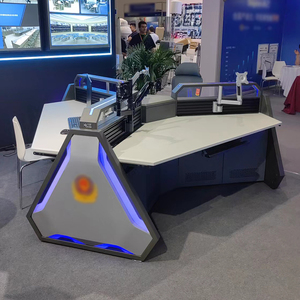 <strong>Computer</strong> Console Desk Center Monitor Console Desk Command Center Console <strong>Customize</strong> Heteromorphic Work Station - Product Image 4