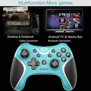 Wireless Controller Gamepad Sechs achsig Für Nintendo Switch Pro OLED-Konsole PC-Telefon Joystick-Computer mit doppelter Vibration - Product Image 3