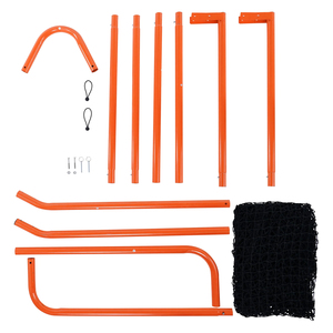 Портативная сетка для игры в лакросс 6 х6 футов со стальным каркасом и сумкой для переноски, легко настраиваемая тренировочная сетка для молодежи и взрослых - Product Image 6